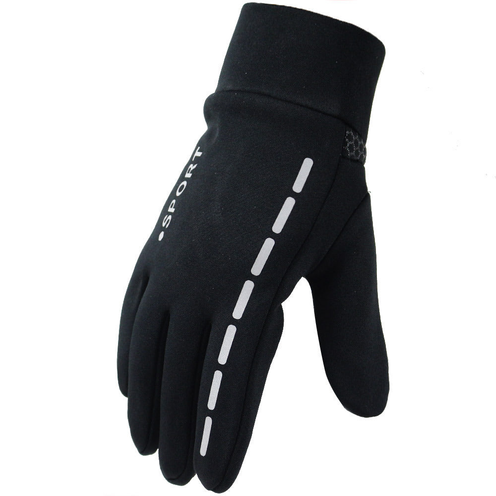 Outdoor Driving Men's Sports Fitness Autumn And Winter Cycling Gloves EHAD +