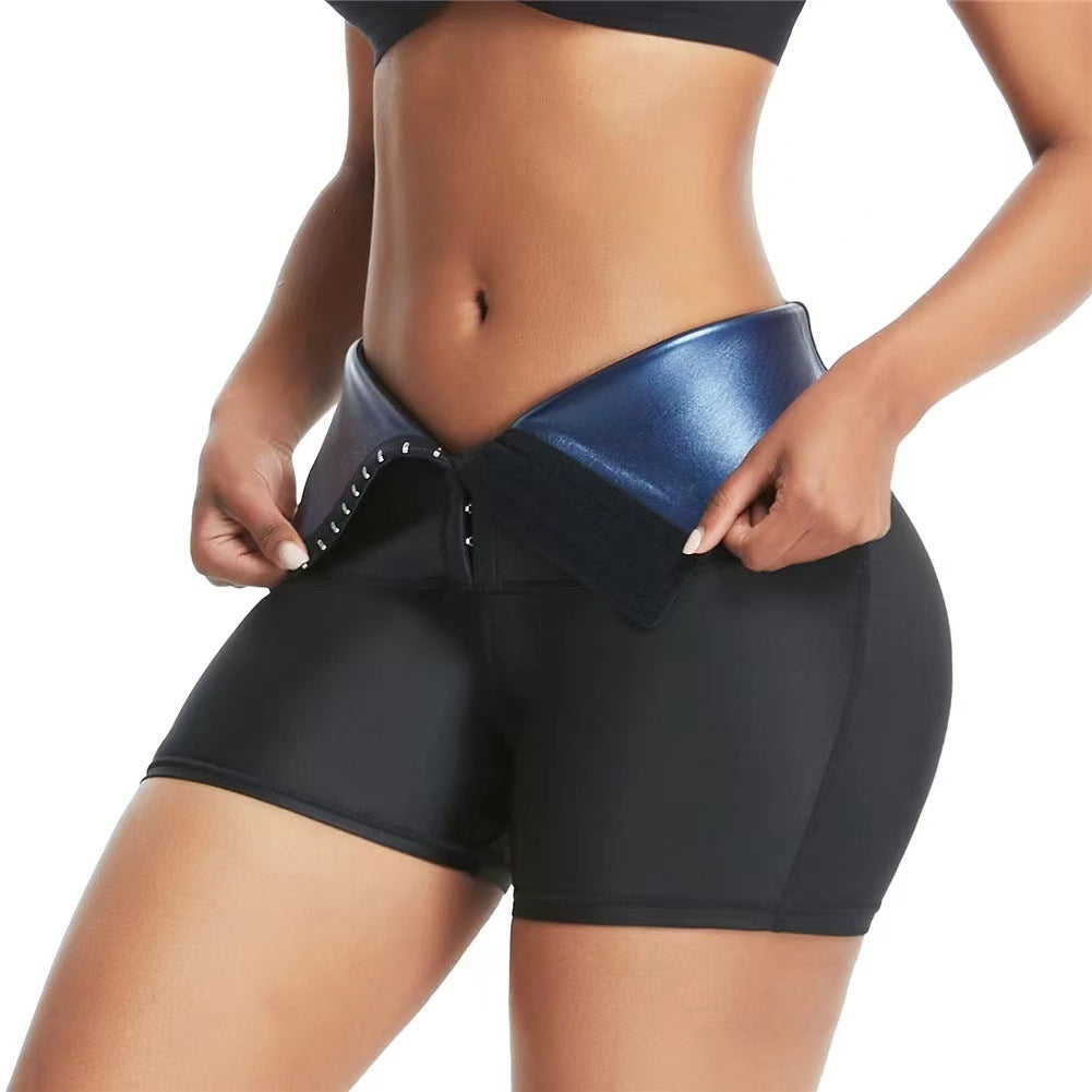 Slimming Pants Waist Trainer Shapewear Tummy Hot Thermo Sweat Leggings Fitness Workout Sweat Sauna Pants Body Shaper EHAD +
