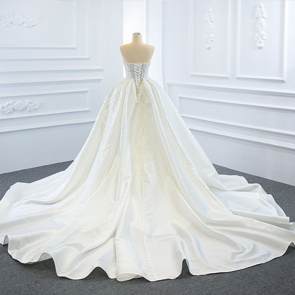 The Wedding Dress Wears Two Fishtail Tail Tube Tops, The Temperament Is Thin And Dreamy EHAD +