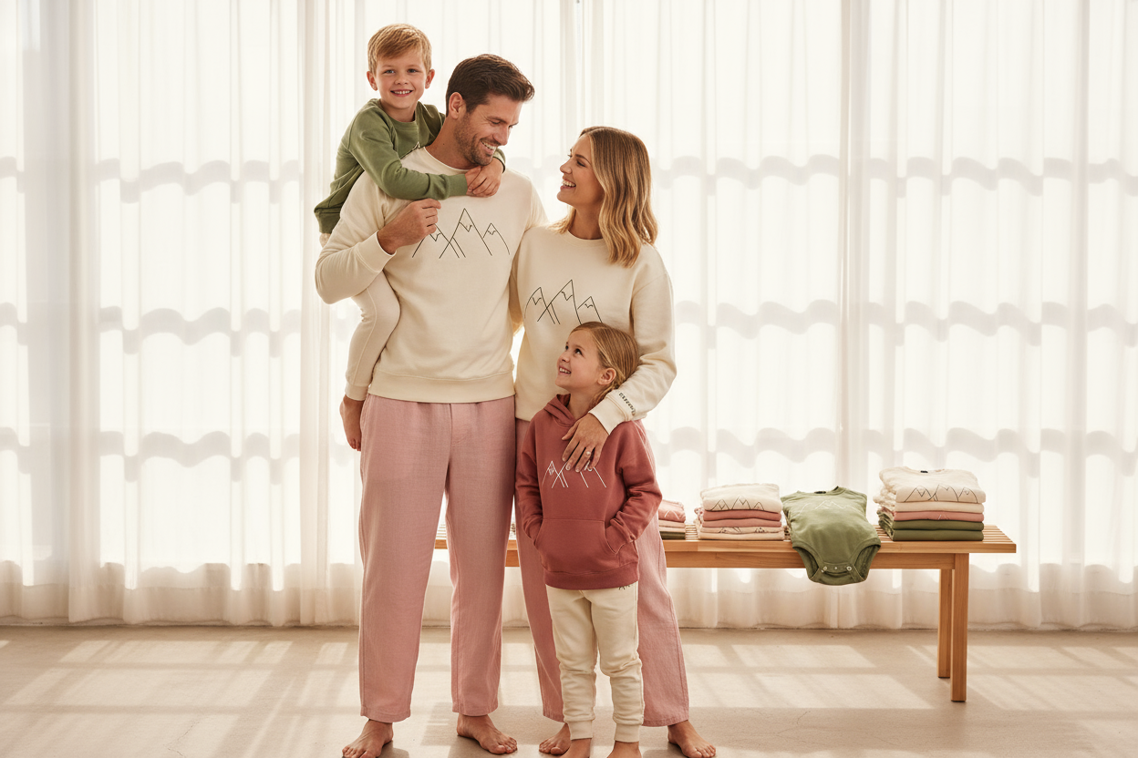 Vêtements-Couple-Parent-Enfant EHAD +