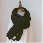 Shawl Accessories Cashmere Scarf Women Scarfs Winter EHAD +