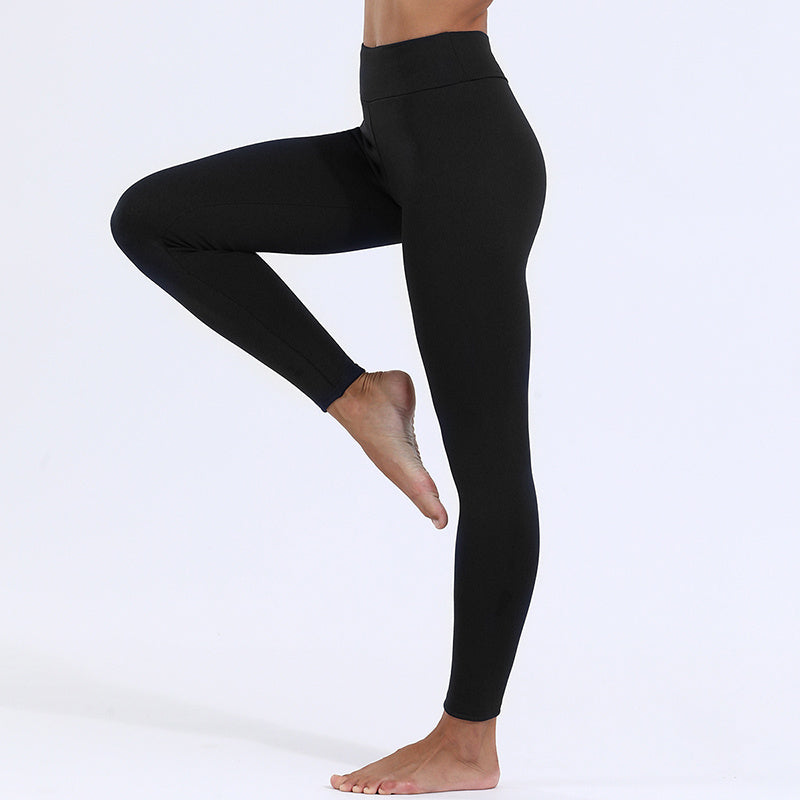 Winter Leggings Warm Thick High Stretch Lamb Cashmere Leggins Skinny Fitness Woman Pants EHAD +