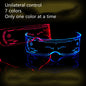 LED Luminous Glasses Party Bar Disco Punk Glasses Futuristic Style Festival Goggles Decoration Gifts EHAD +