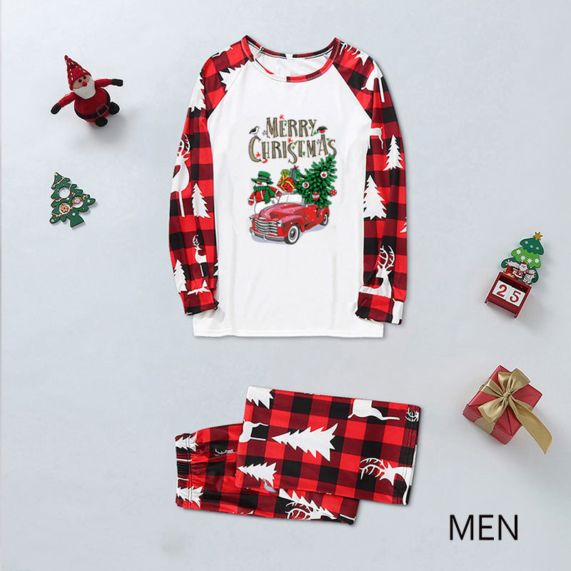 Parent Child Home Clothes Christmas Home Clothes EHAD +