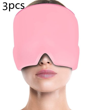 Ice Compress Headache Eye Mask Hat Relief For Migraines, Stress, And Tension Massage Tool EHAD +
