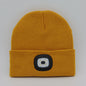 LED Knit Hat Button Cell Type Knitted Hat With Light Glowing EHAD +