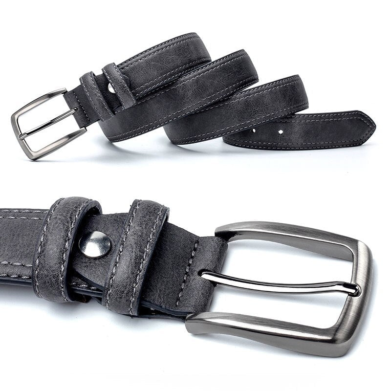Men Vintage Belts For Jeans Luxury Split Leather Belt Men Famous Belt For Man Designer Belts With Vintage Style EHAD +