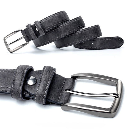 Men Vintage Belts For Jeans Luxury Split Leather Belt Men Famous Belt For Man Designer Belts With Vintage Style EHAD +