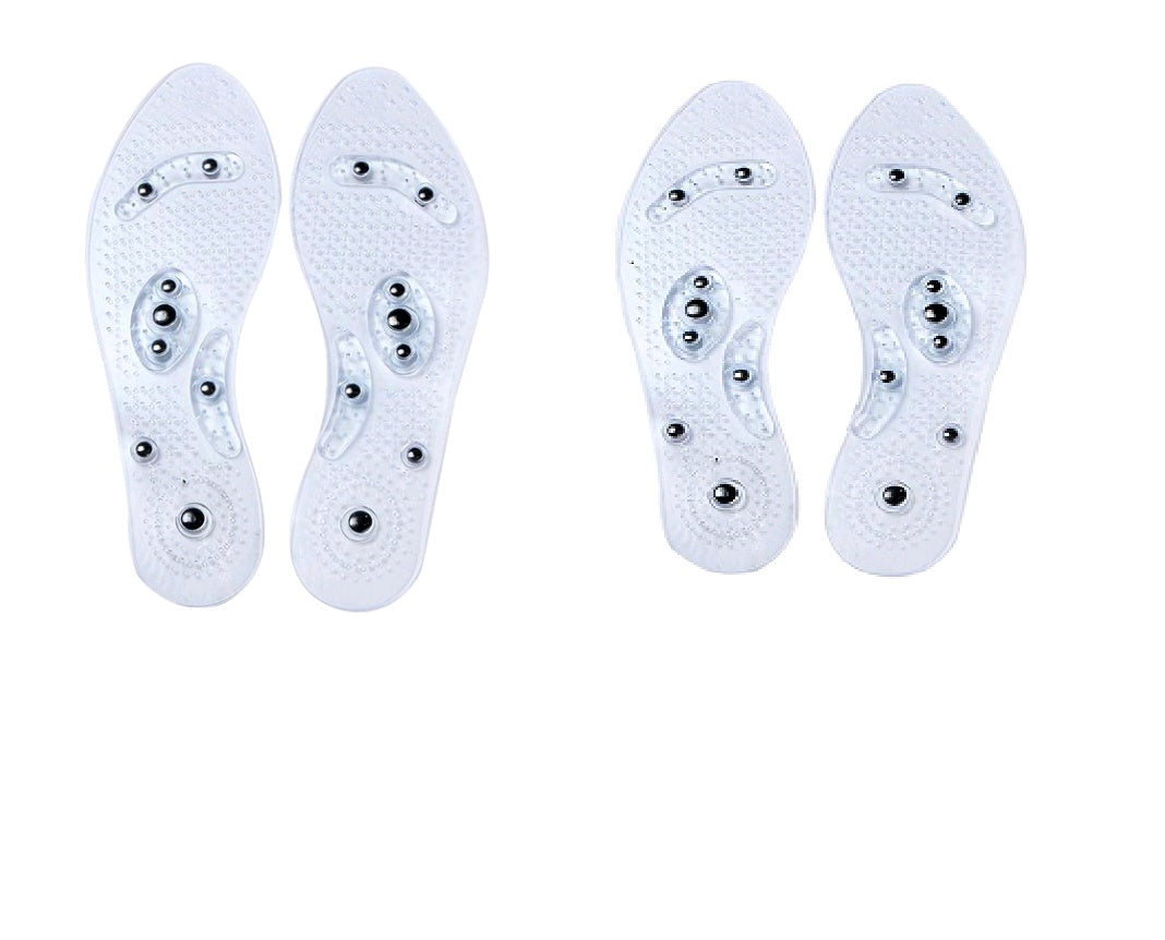 Magnet Magnetic Plus Elastomer Transparent Silicone Massage Insole Health Massage Insole Magnetic Therapy Anti-fatigue EHAD +