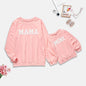 Explosive Letter Printed Sweater Parent-child Sweater EHAD +