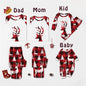 Christmas European And American Christmas Deer Head Print Parent-child Home Service Suit EHAD +