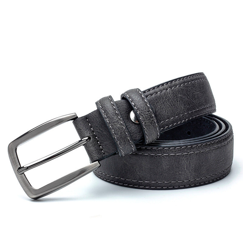 Men Vintage Belts For Jeans Luxury Split Leather Belt Men Famous Belt For Man Designer Belts With Vintage Style EHAD +