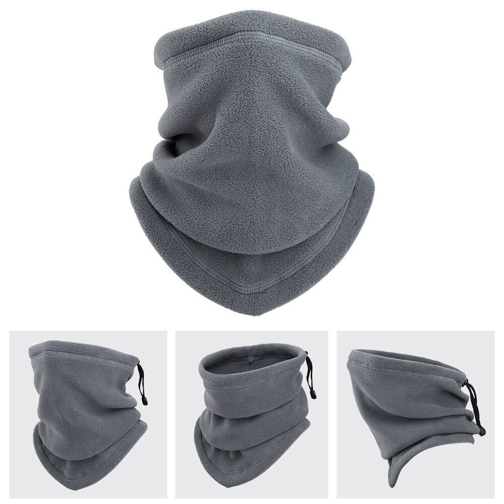Winter Windproof Scarves Fleece Tube Scarf Mask Soft Half Face Cover SKi Snowboard Neck Warmer Gaiter Fashion Women Men Winter Fleece Face Mask Scarf Balaclava Neck Warmer EHAD +