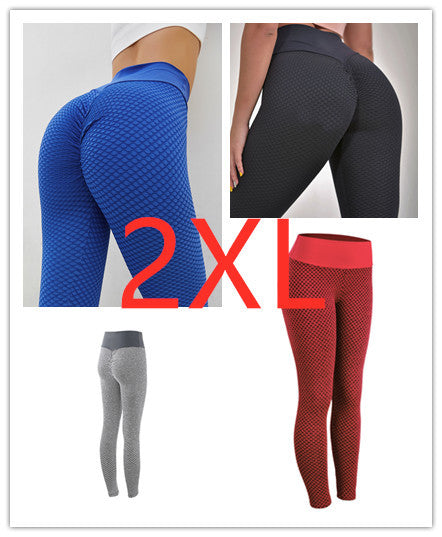Plaid Leggings Fitness Yoga Pants Women's Seamless High Waist Breathable Gym Leggings EHAD +