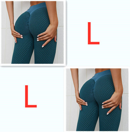 Plaid Leggings Fitness Yoga Pants Women's Seamless High Waist Breathable Gym Leggings EHAD +