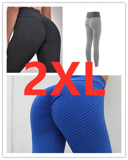 Plaid Leggings Fitness Yoga Pants Women's Seamless High Waist Breathable Gym Leggings EHAD +