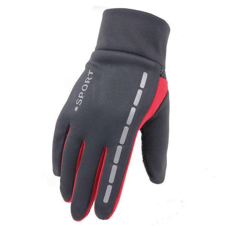 Outdoor Driving Men's Sports Fitness Autumn And Winter Cycling Gloves EHAD +