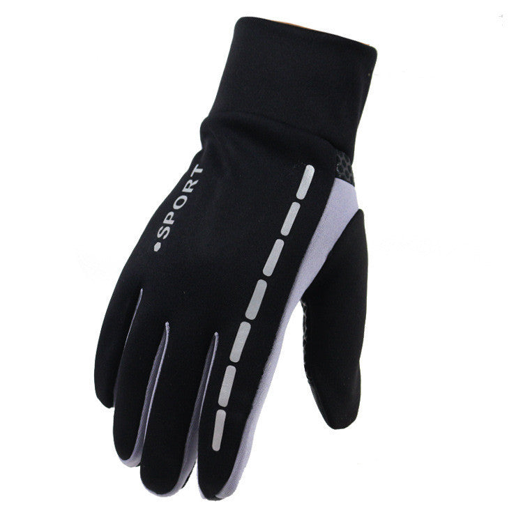 Outdoor Driving Men's Sports Fitness Autumn And Winter Cycling Gloves EHAD +