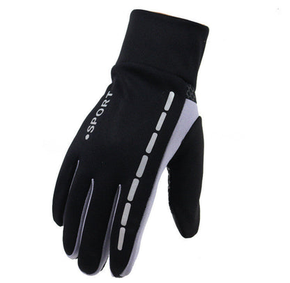 Outdoor Driving Men's Sports Fitness Autumn And Winter Cycling Gloves EHAD +