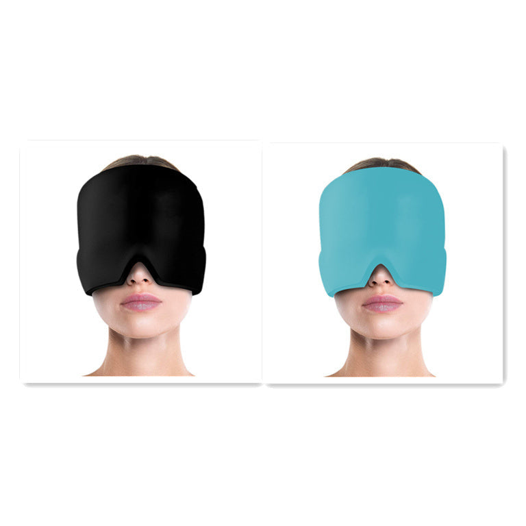 Ice Compress Headache Eye Mask Hat Relief For Migraines, Stress, And Tension Massage Tool EHAD +