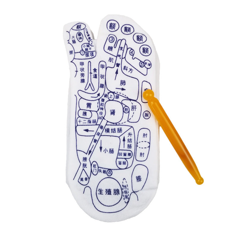 Massage Relieve Tired Feet Socks Acupressure Foot Massager Reflexology Socks Foot Point Sock Foot Point Tool Physiotherapy Sock EHAD +