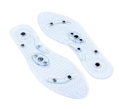 Magnet Magnetic Plus Elastomer Transparent Silicone Massage Insole Health Massage Insole Magnetic Therapy Anti-fatigue EHAD +