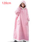 Winter TV Hoodie Blanket Winter Warm Home Clothes Women Men Oversized Pullover With Pockets EHAD +