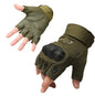 Tactical Gloves Army Military Men Gym Fitness Riding Half Finger Rubber Knuckle Protective Gear Male Tactical Gloves EHAD +