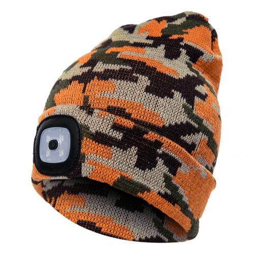 LED Knit Hat Button Cell Type Knitted Hat With Light Glowing EHAD +