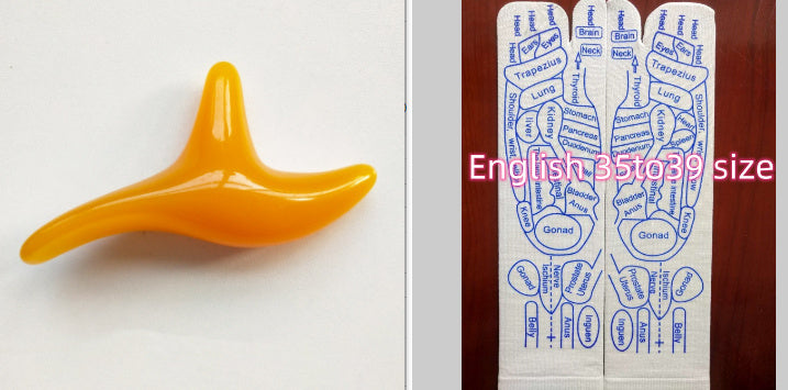 Massage Relieve Tired Feet Socks Acupressure Foot Massager Reflexology Socks Foot Point Sock Foot Point Tool Physiotherapy Sock EHAD +