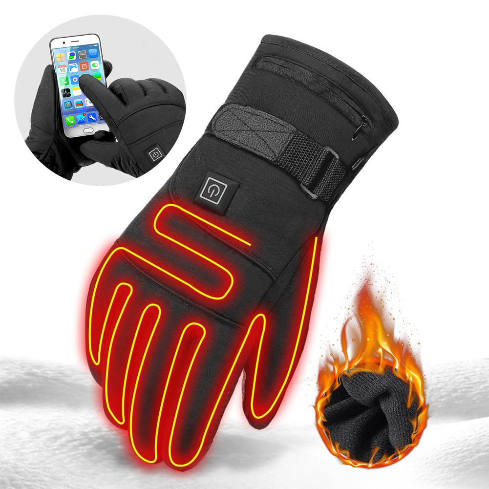 Winter Electric Heated Gloves Motorcycle Touch Screen Gloves EHAD +