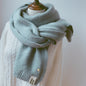 Shawl Accessories Cashmere Scarf Women Scarfs Winter EHAD +