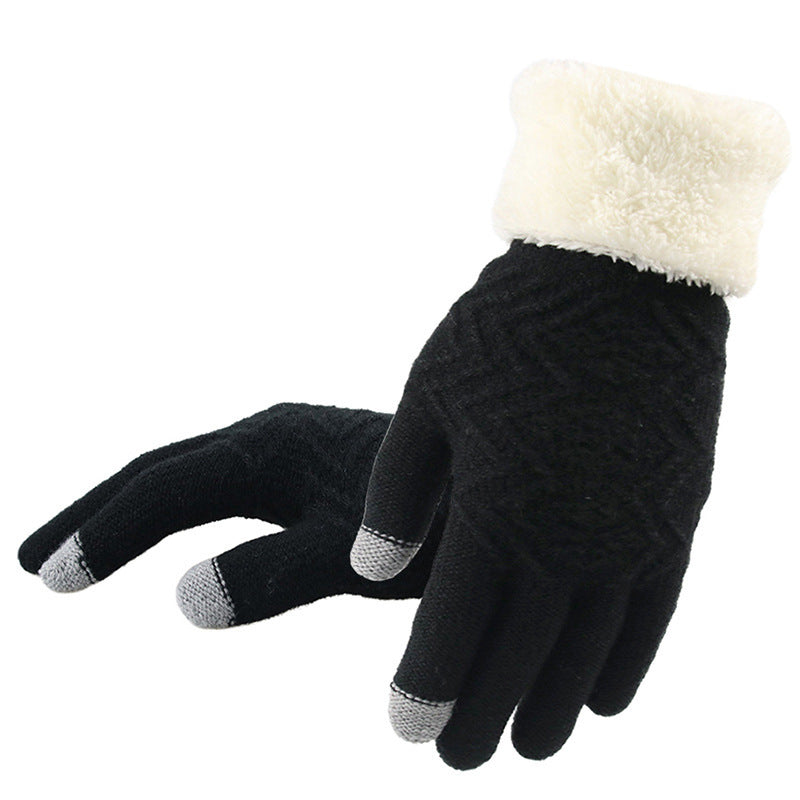 Winter knitted gloves EHAD +