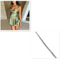 Sexy Suspender Skirt For Women Elegant Slim Strap Satin Backless Lace Up A-Line Short Dress Lady EHAD +