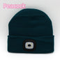 LED Knit Hat Button Cell Type Knitted Hat With Light Glowing EHAD +