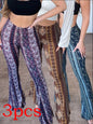 High Elastic Tight Pants Slim Sexy Print Trousers Womens Clothing EHAD +