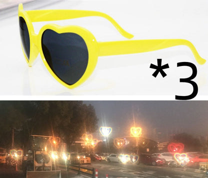 Night Lights Change Love Special Effects Glasses Sunglasses EHAD +