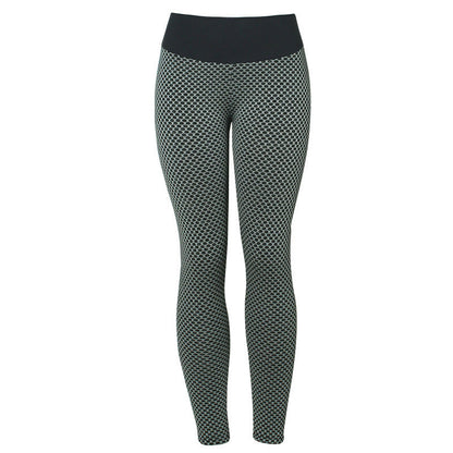 Plaid Leggings Fitness Yoga Pants Women's Seamless High Waist Breathable Gym Leggings EHAD +