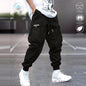 Multi-pocket Cargo Pants Men's Casual Hip-Hop Drawstring Trousers Outdoor Streetwear Sports Pant