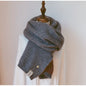 Shawl Accessories Cashmere Scarf Women Scarfs Winter EHAD +
