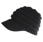 Women Ponytail Beanies Autumn Winter Hats Female Soft Knitting Caps Warm Ladies Skullies EHAD +