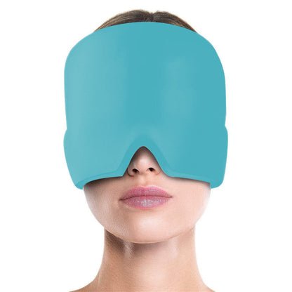Ice Compress Headache Eye Mask Hat Relief For Migraines, Stress, And Tension Massage Tool EHAD +