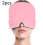 Ice Compress Headache Eye Mask Hat Relief For Migraines, Stress, And Tension Massage Tool EHAD +