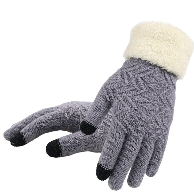 Winter knitted gloves EHAD +