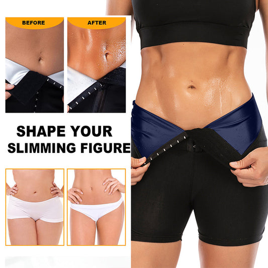 Slimming Pants Waist Trainer Shapewear Tummy Hot Thermo Sweat Leggings Fitness Workout Sweat Sauna Pants Body Shaper EHAD +
