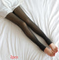 Fake Translucent Plus Size Leggings Fleece Lined Tights Fall And Winter Warm Fleece Pantyhose Women Fleece Lined Pantyhose Thermal Winter Tights EHAD +