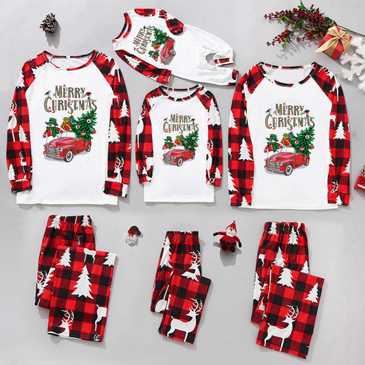 Parent Child Home Clothes Christmas Home Clothes EHAD +