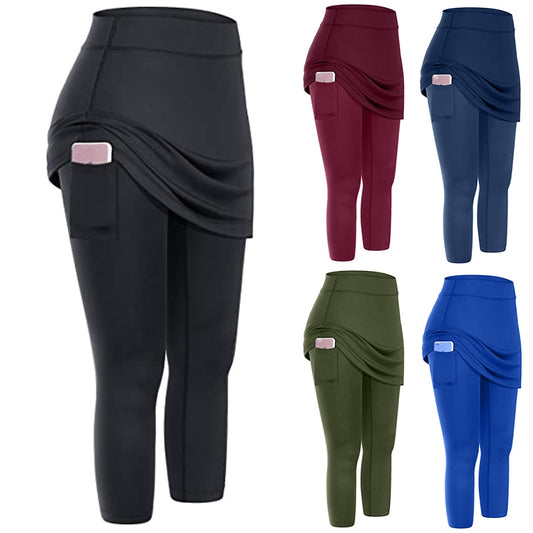 Women Leggings With Pockets Yoga Fitness Pants Sports Clothing EHAD +
