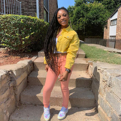 Jacket Women Streetwear Denim Jacket Women Outwear Bodycon Jeans Jackets Women Coat Casual Ladies Cropped Jackets EHAD +