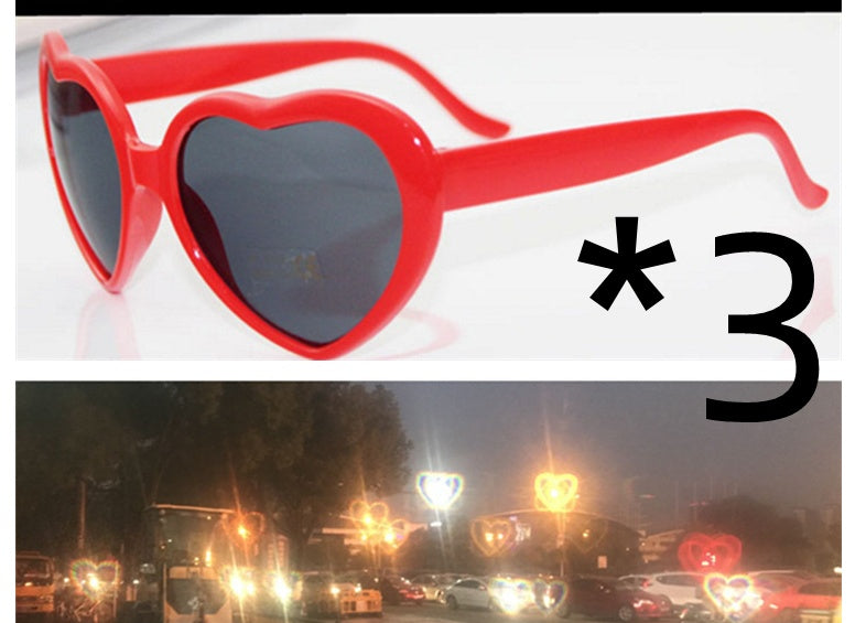Night Lights Change Love Special Effects Glasses Sunglasses EHAD +